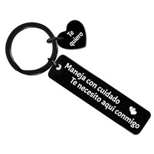 Spanish Drive Safe Keychain Birthday Christmas Gifts For Boyfriend Husband