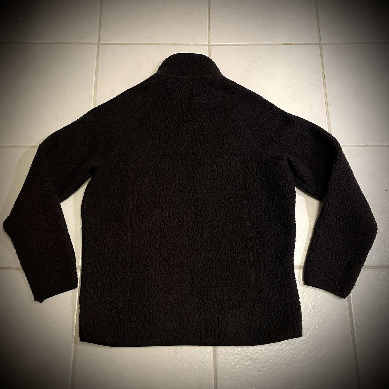 Patagonia Retro Pile Jacket Men’s Large Black Fleece Full Zip Outdoors Hiking thumbnail 2