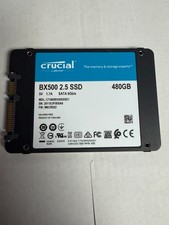 Crucial BX500 480GB 2.5" SATA III SSD CT480BX500SSD1 Internal Solid State Drive