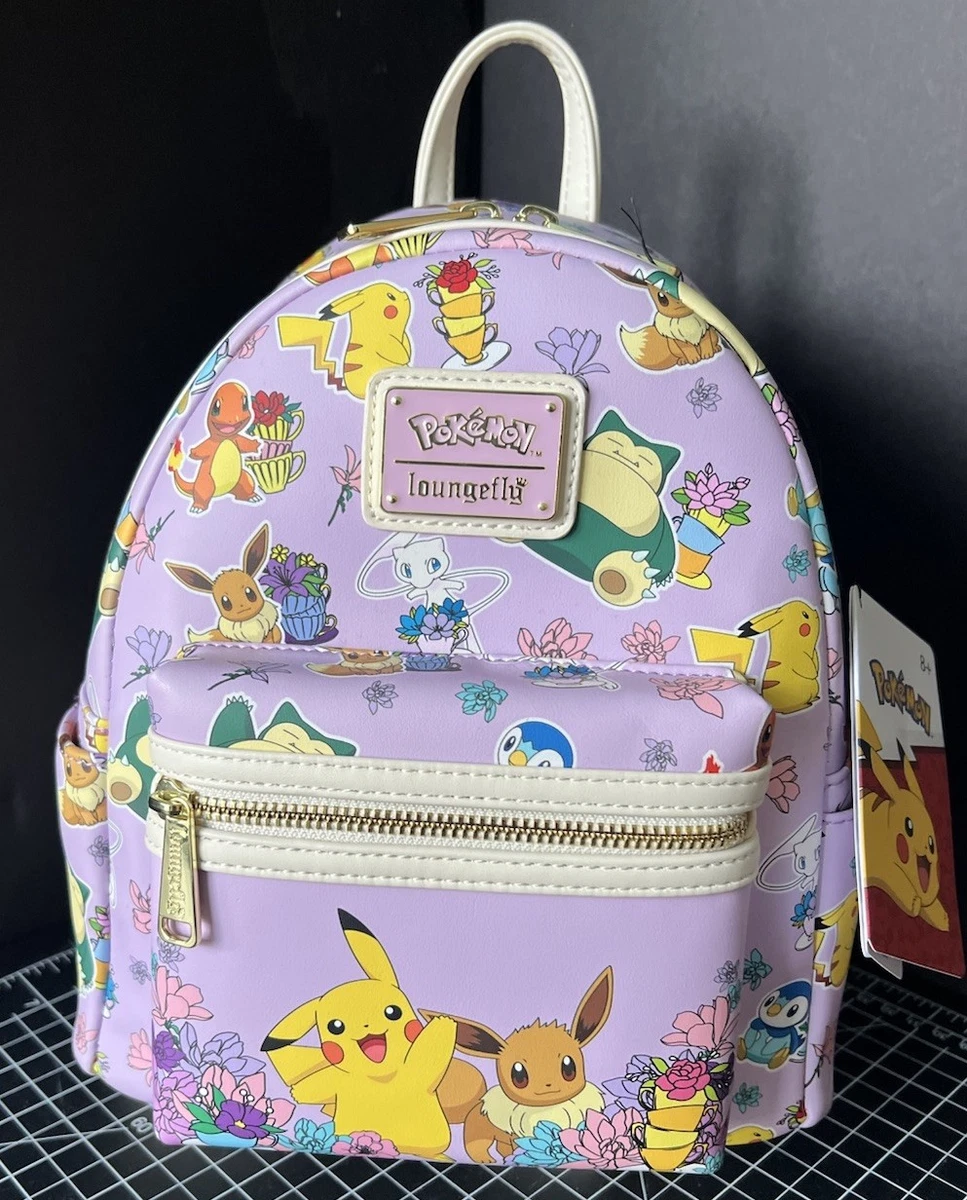 Loungefly Pokemon Pikachu And Eevee Floral Teacups Mini  display picture 2