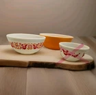 Vintage Pyrex Friendship Birds Mixing Bowl 2 pc granny core 403, & 404