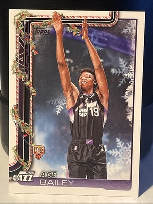 2025-26 Topps Holiday Basketball Edition Exclusive Rc Ace Bailey