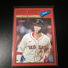 2026 Topps Heritage Kristian Campbell #367 Red Border - Boston Red Sox