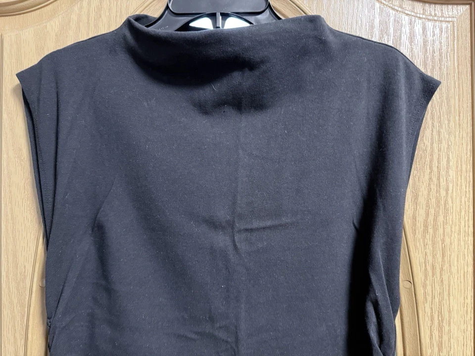 Reformation Women Knit Black Sleeveless Mini Dress Sleeveless SZ XL - Image 2 of 4