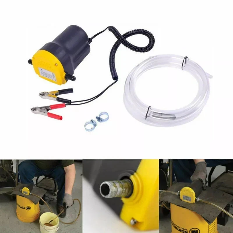 Kit pompa aspirazione estrazione olio motore auto 12V olio gasolio diesel