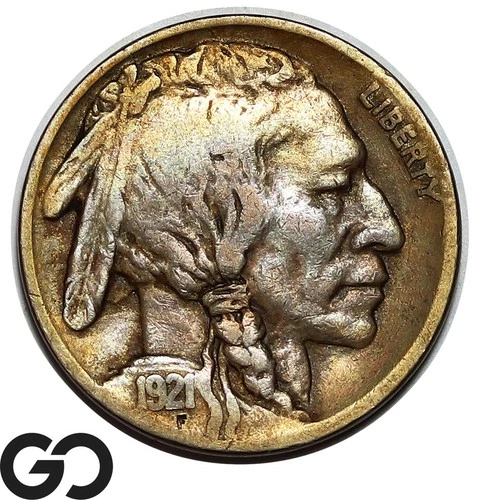 1921-S Buffalo Nickel, Better Date San Francisco