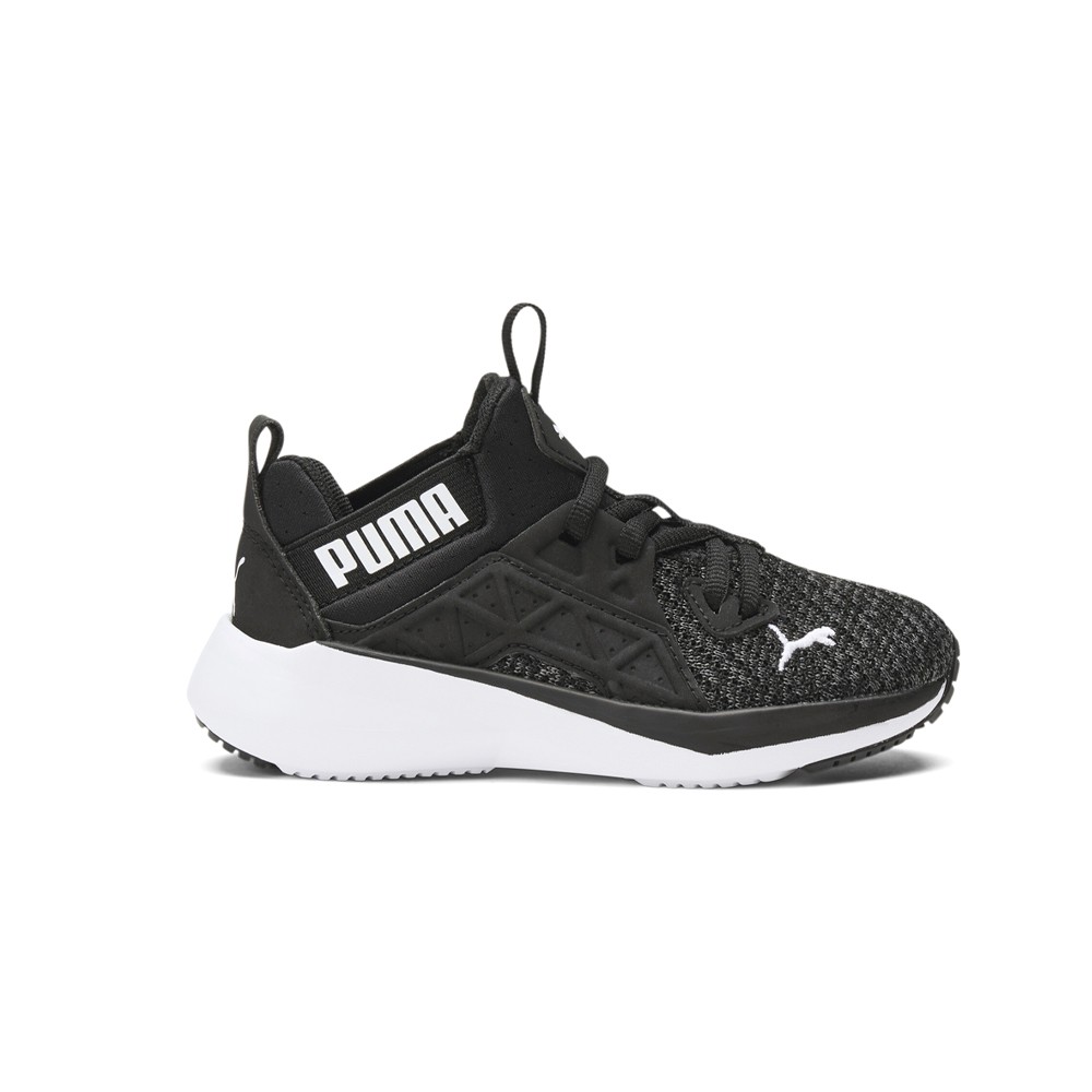PUMA Softride Enzo Nxt Knit Lace Up  Toddler Boys Black Sneakers Casual Shoes 38