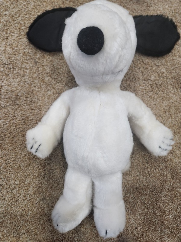 Vintage Snoopy Plush Doll 1968 12 Inches, Made in Korea