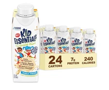 BOOST Kid Essentials 1.0 w/ Fiber Vanilla Vortex 8oz, 24 cartons EXP 5/5/2026