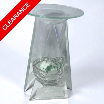 NEW Vintage 1990s Wax Oil Warmer Glass for Tea Light Candle Home Decor