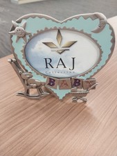 RAJ Collections Baby Photo Frame Oval 3 inch diameter