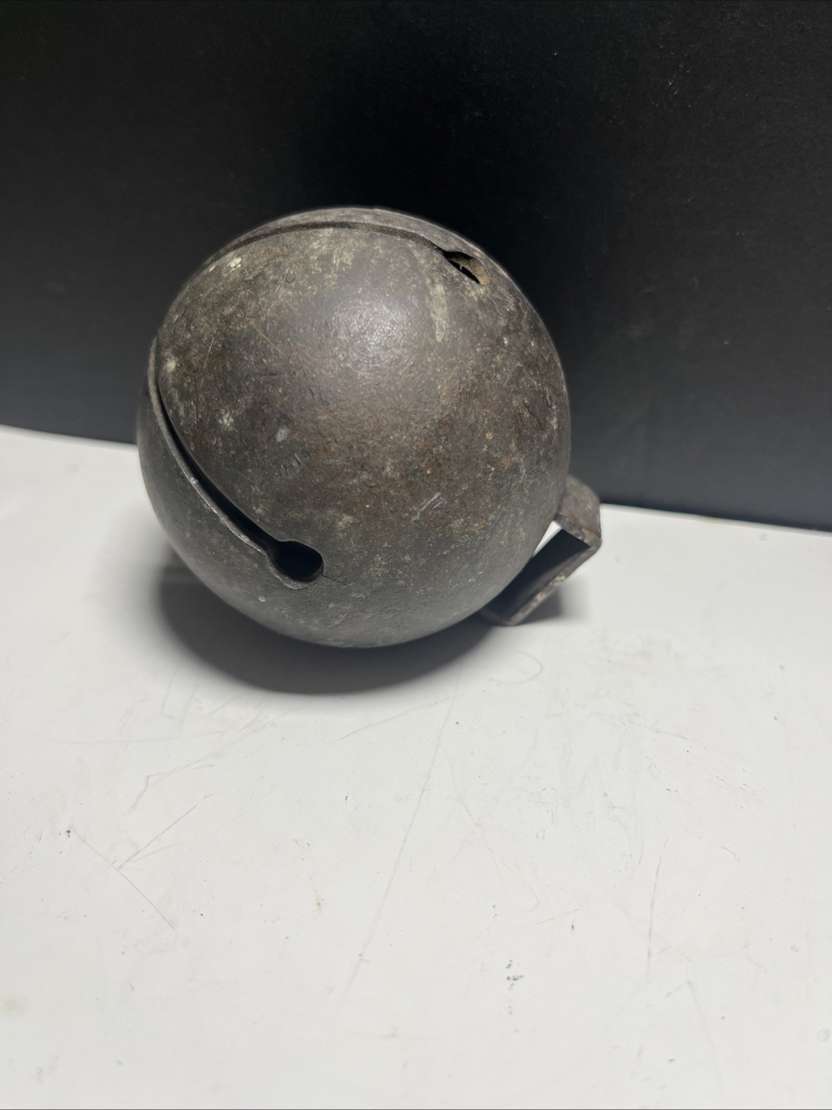 Antique Sleigh Bells , Set Of 2 . Heavy And Original.