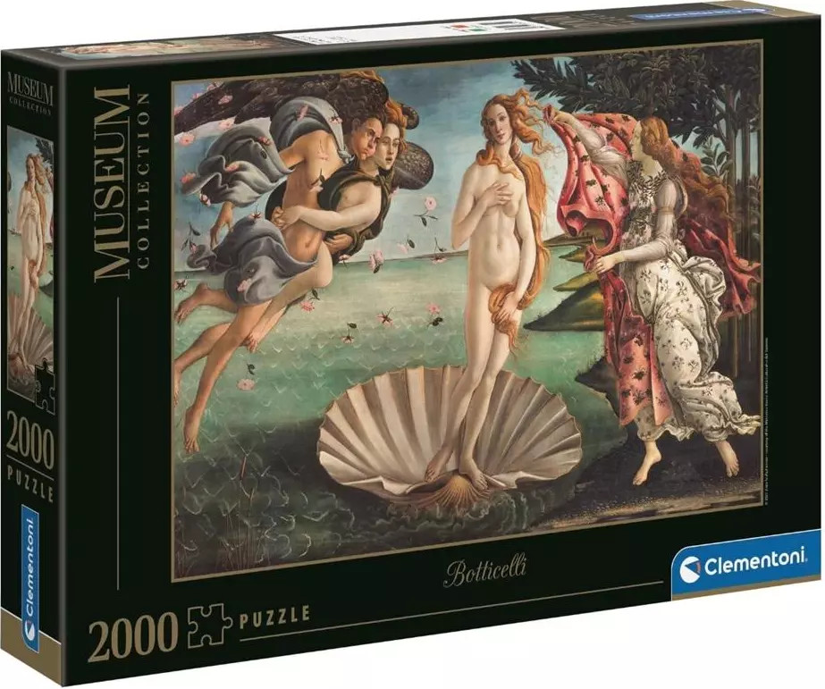 8005125325726 Puzzle 2000 elementw Museum The Birth Of Venus Clementoni 4890₽