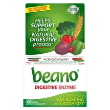 Digestive Enzyme Supplement, 100 Count - Gas Prevention & Digestion Aid