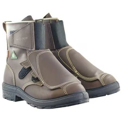 Royer 1-2161Xpa-080 Men's 8-Inch Work Boot, 8, Aluminum Toe, 9 In H, Brown,