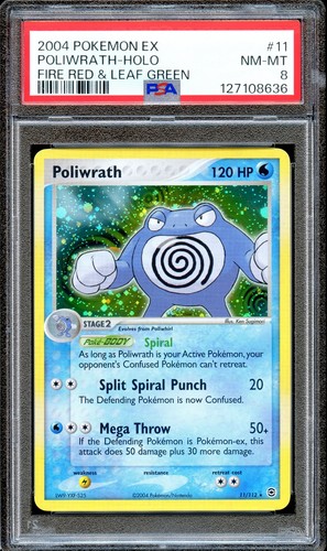 Poliwrath graded PSA 8 for sale on eBay