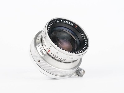 Carl Zeiss Jena Sonnar Red T 1:2 f 5cm  Wartime 1941 Production M39/LTM Mount