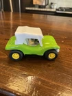 Vintage Tonka Dune Buggy Green Pressed Steel Metal Toy Car with Top