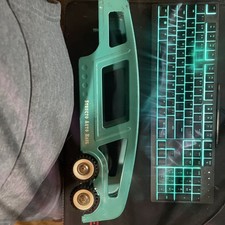 Vintage Pressed Steel Green Structo Auto Haul Car Hauling Trailer 16