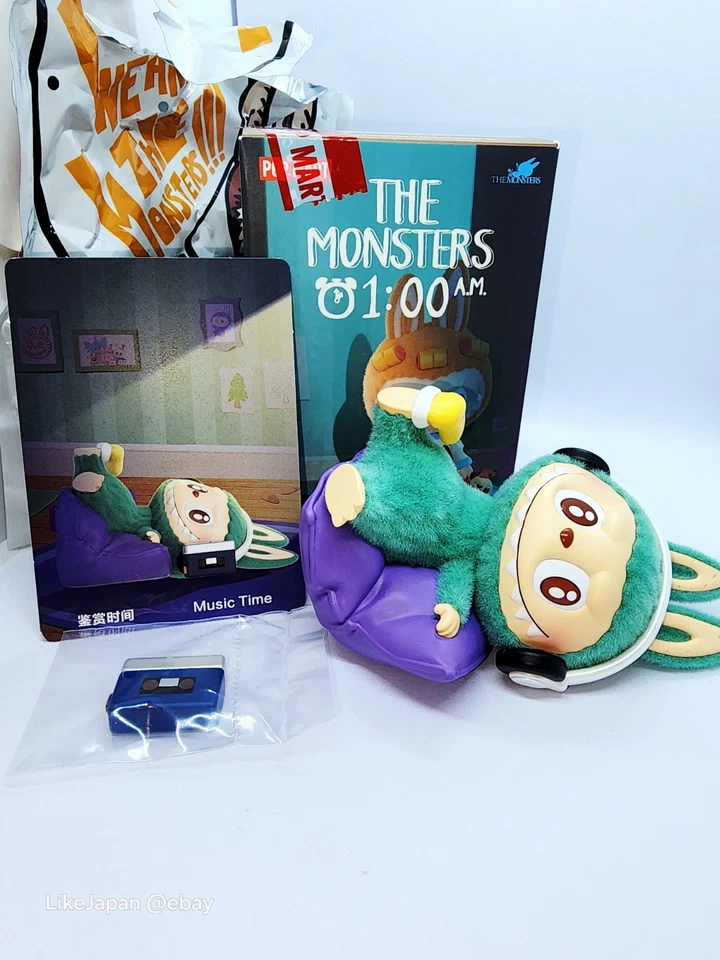Popmart THE MONSTERS 1:00 A.M. SERIES - MUSIC time,Opened bag,Popular✅️ - Image 3 of 4