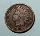 1890 Indian Head Cent — photo from another recent sale
