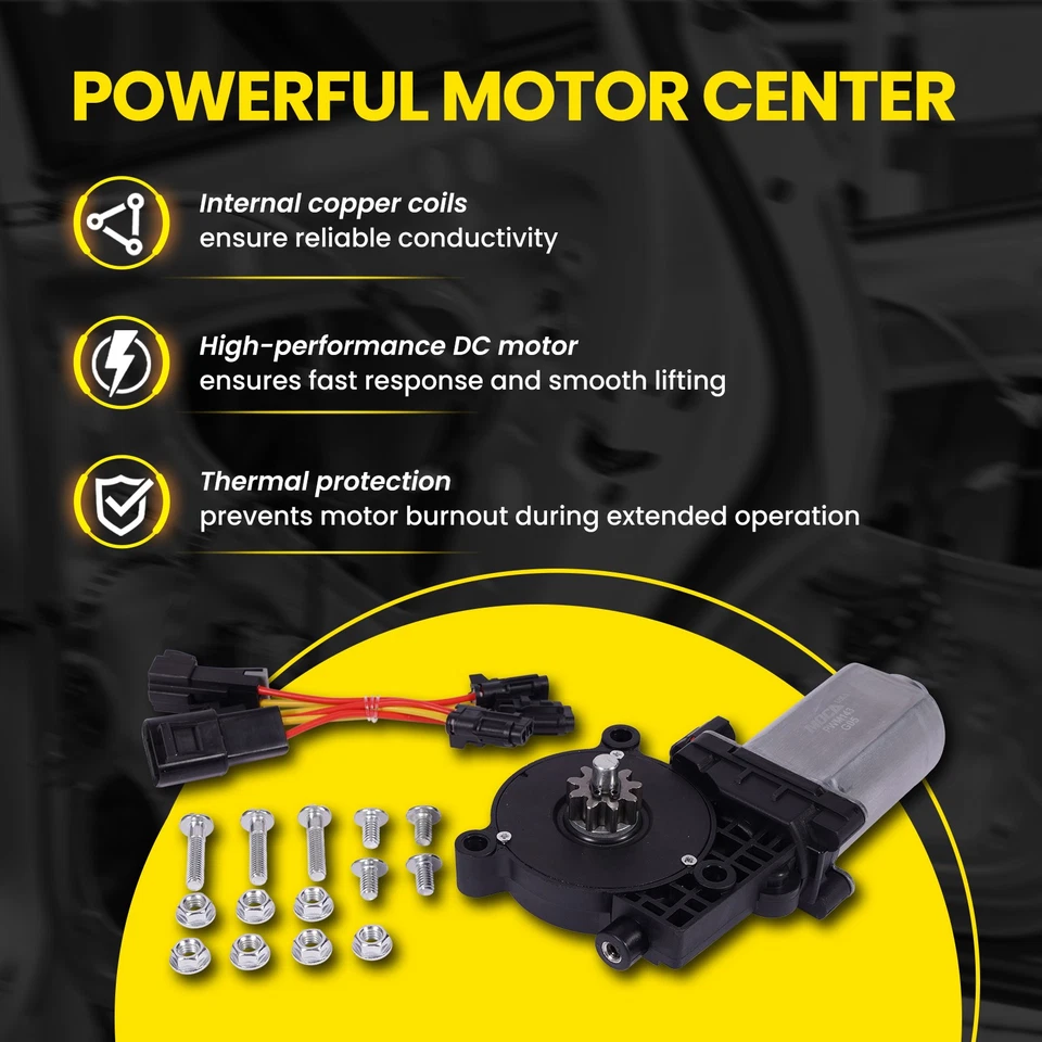 Motor elevador de ventana eléctrico para Chevrolet K2500 K3500 S10 Tahoe GMC C1500 C2500 Foto 3 de 4