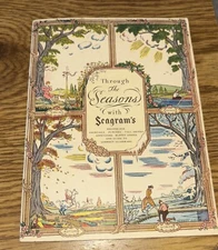 Through the Seasons With Seagrams 1936  Recipes and Guide to Correct glassware