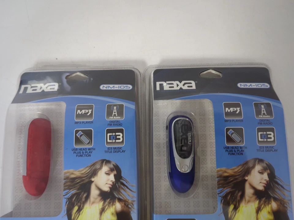 LOTE DE 2 NAXA NM-105 4G - ROJO Y MORADO Foto 2 de 4