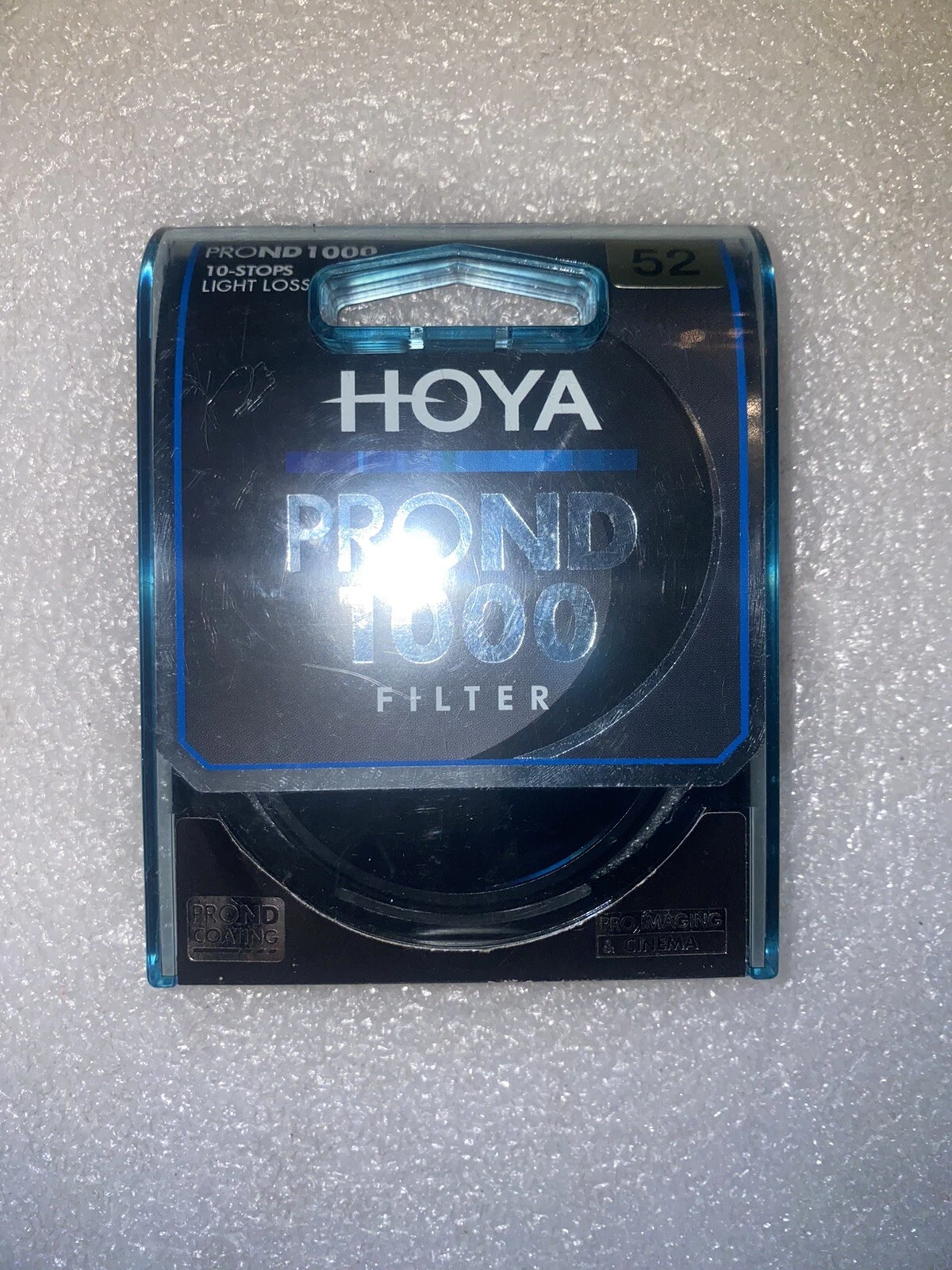 Genuine Hoya 52mm Pro ND1000 Filter. Multi-Coated Glass. 10 Stop Neutral Density