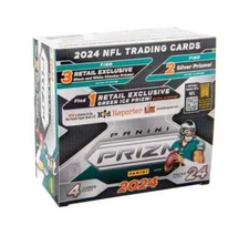 2024 Panini Prizm NFL Football Trading Cards 24 Pack Retail Box New Sealed