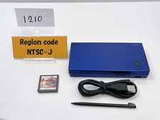 DSi Metallic Blue Nintendo Console TWL-001 Japanese Ver NTSC-J tested