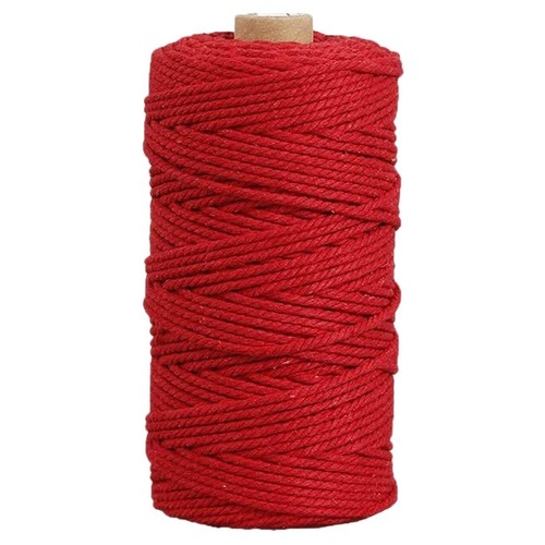 Cuerda de hilo natural con cordón de algodón verde 50 mtr para fabricación artesanal de plantas colgantes de pared - Imagen 9 de 87
