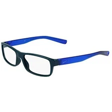NEW KIDS NIKE 5090 406 Midnight Turquoise & Racer Blue Eyeglasses 47mm with Case