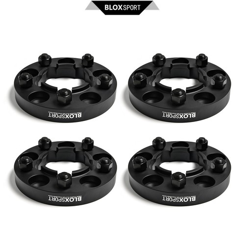 Wheel Spacers 2pcs 38.1mm 1.5" PCD5x165.1 CB124 M16x1.5 For Land Rover Discovery - Picture 2 of 11