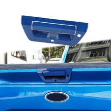 Blue Tailgate Rear Door Handle Bowl Cover Trim for Ford F150 2015-17 No Camera