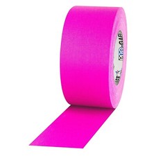 Pro Tapes Neon Pro Gaffer Tape Fluorescent Pink 3" x 50 yds.