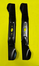 Pair OEM 46'' blades CUB CADET, CRAFTSMAN, MTD mowers 742P05510 742-05510 S hole