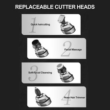 7D Cordless Shaver Hair Trimmer Men’s 5-In-1 Electric Head Shaver Razor Men Wet 23