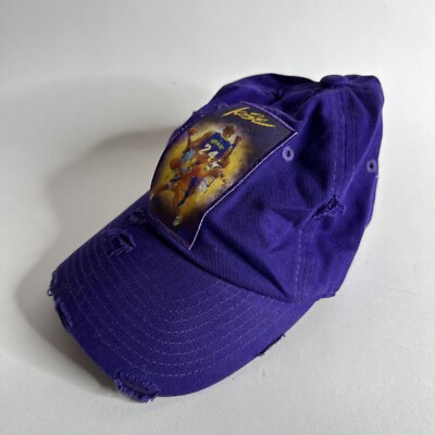 24 Kobe Vintage Baseball Cap Embroidered Adjustable Distressed Dad Hat  Purple