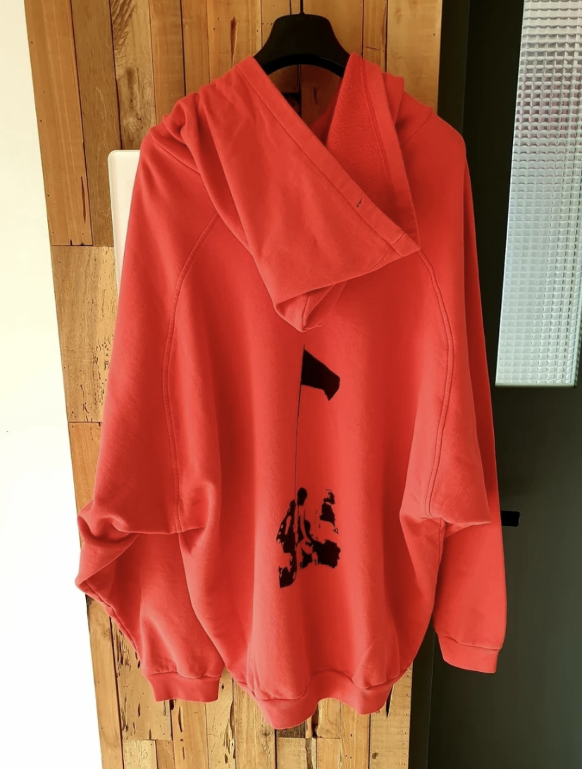 Raf Simons ARCHIVE REDUX OVERSIZE HOODIE SS02 Terror Hoodie Raf Simons ARCHIVE REDUX OVERSIZE HOODIE SS02 Terror Hoodie