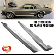 1967 68 Mustang E Fiberglass Ground Effects Side Skirts For Side Exhaust-pair