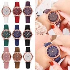 Leather Belt Waterproof Casual Exquisite Quartz Watch Wristwatch Ladies Watch