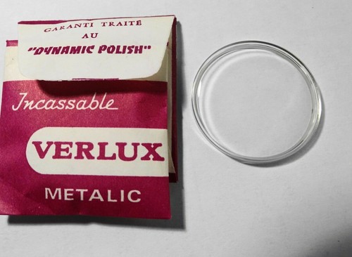 Verre De Montre Normalisé Diamètre 27.4 Mm - Marque VERLUX Transparent - Neuf Sans étiquette - Fabriqué En France