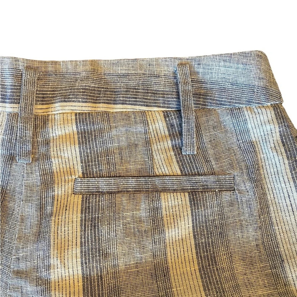 Pantalones Cortos BCBGeneration Azul Rayas 27” Cintura H11 Foto 4 de 4