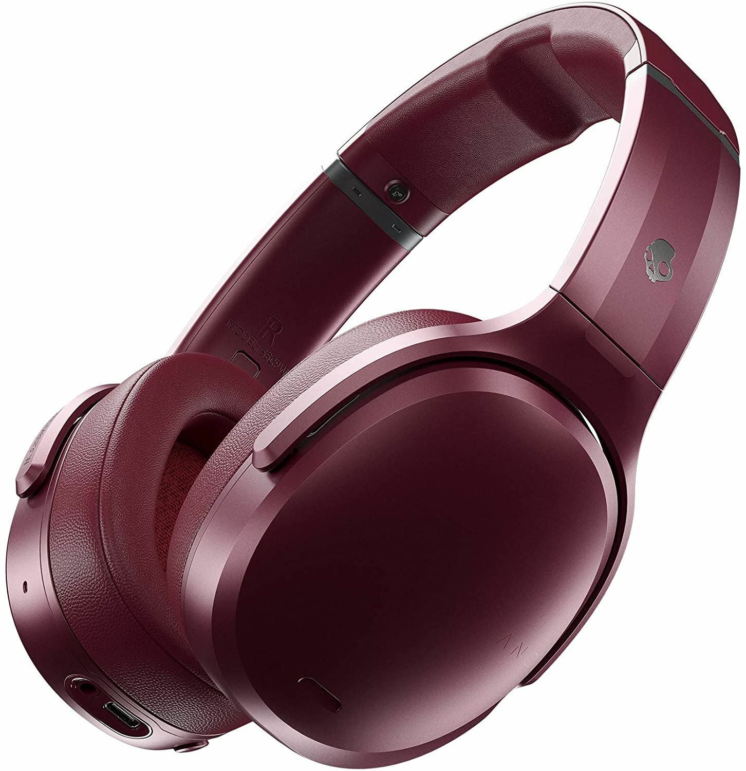 beruset ydre sne Skullcandy Crusher ANC BT Wireless Over-Ear Headphones - Deep Red  878615097261 | eBay