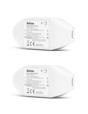 2 Stück - Refoss WLAN Schalter Universal Smart WiFi Switch mit Fernbedienung