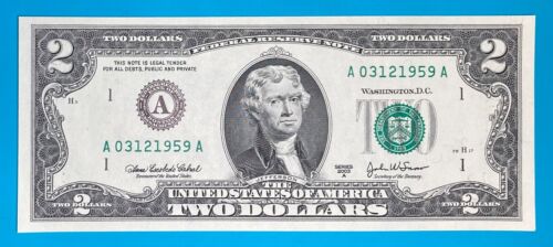 March 12, 1959 / 3 December 1959 : A 03121959 A BIRTHDAY NOTE $2 Two Dollar Bill - Picture 2 of 3