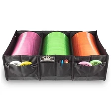 Disc Golf Tote and Trunk Organizer for Bulk Disc Storage, Disc Golf Storage