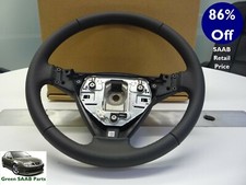 SAAB 9-5 (2006>2010) Leather Steering Wheel 12774367, New Genuine Part