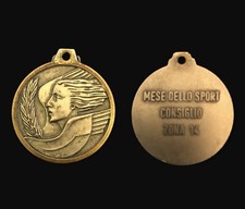 Medaglia Vintage Anni 80/90 Mese Dello Sport Consiglio Zona 14 Milano